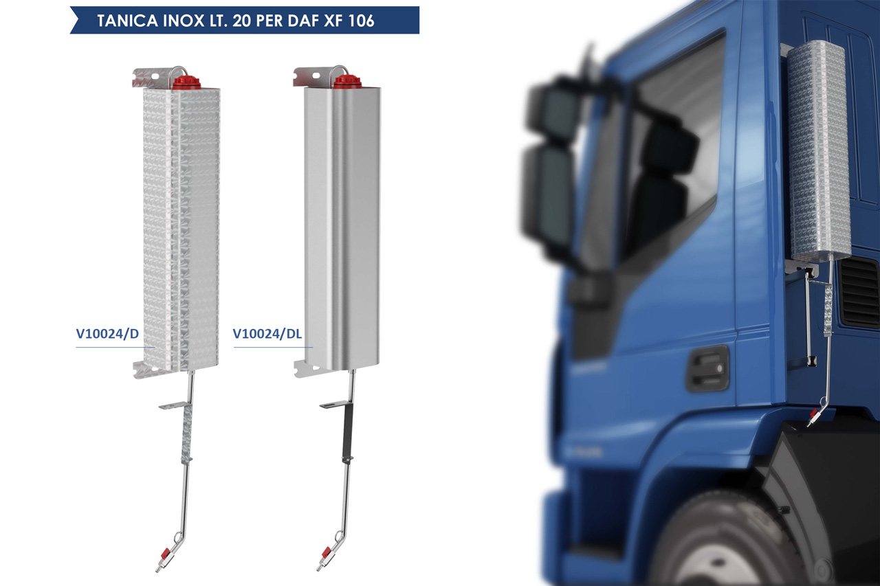 The new water tank for behind the cab